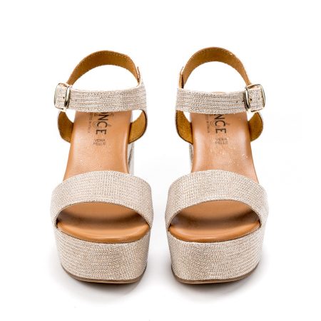 Ženske sandale Once-68616 bež na platformu 5 15670 once 68616 carne 3